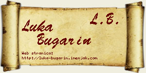 Luka Bugarin vizit kartica
